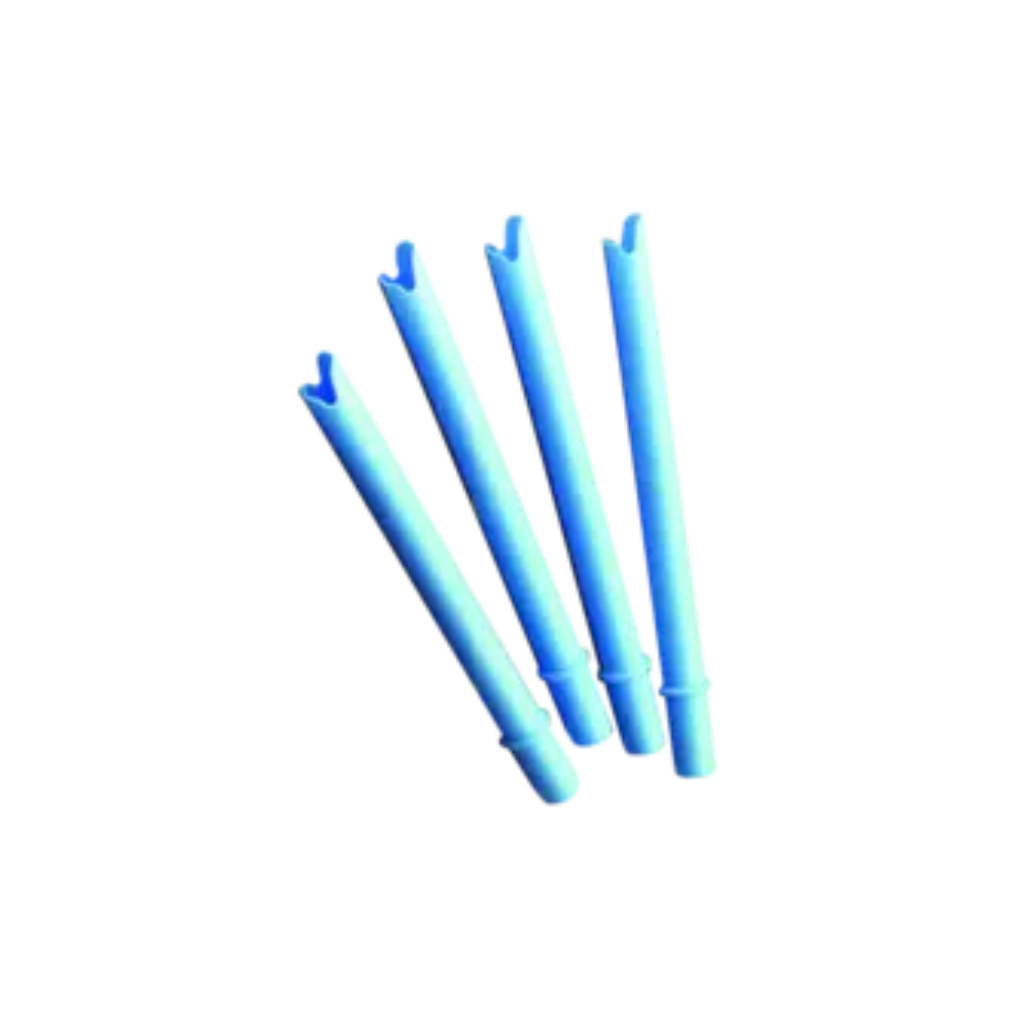 Pascal 24-250 Oratip III High Volume Evacuation Tips Nonvented Blue 50/Bx