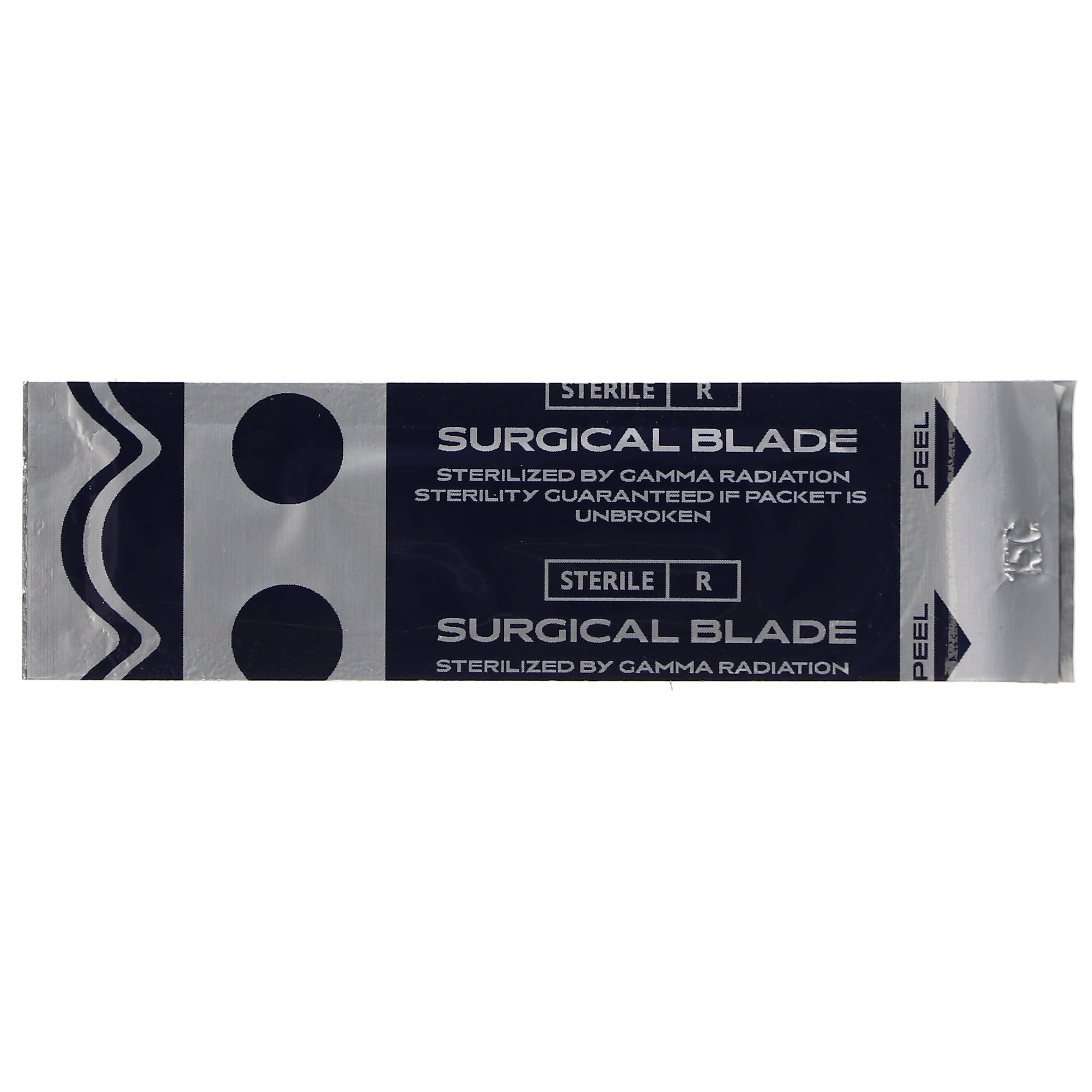 House Brand Dentistry 103104 HSB #15C Sterile Carbon Steel Surgical Scalpel Blades 100/Pk