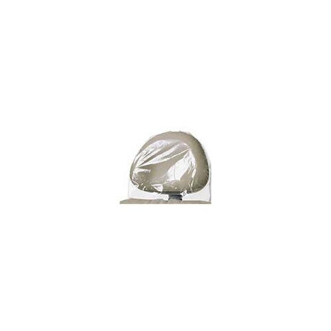Filmtech 501L Brixton Plastic Clear Headrest Disposable Cover 10" X 14.5" 250/Bx