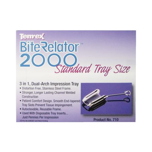 Temrex 710 Bite Relator 2000 Impression Tray Frame & Inserts Standard Kit