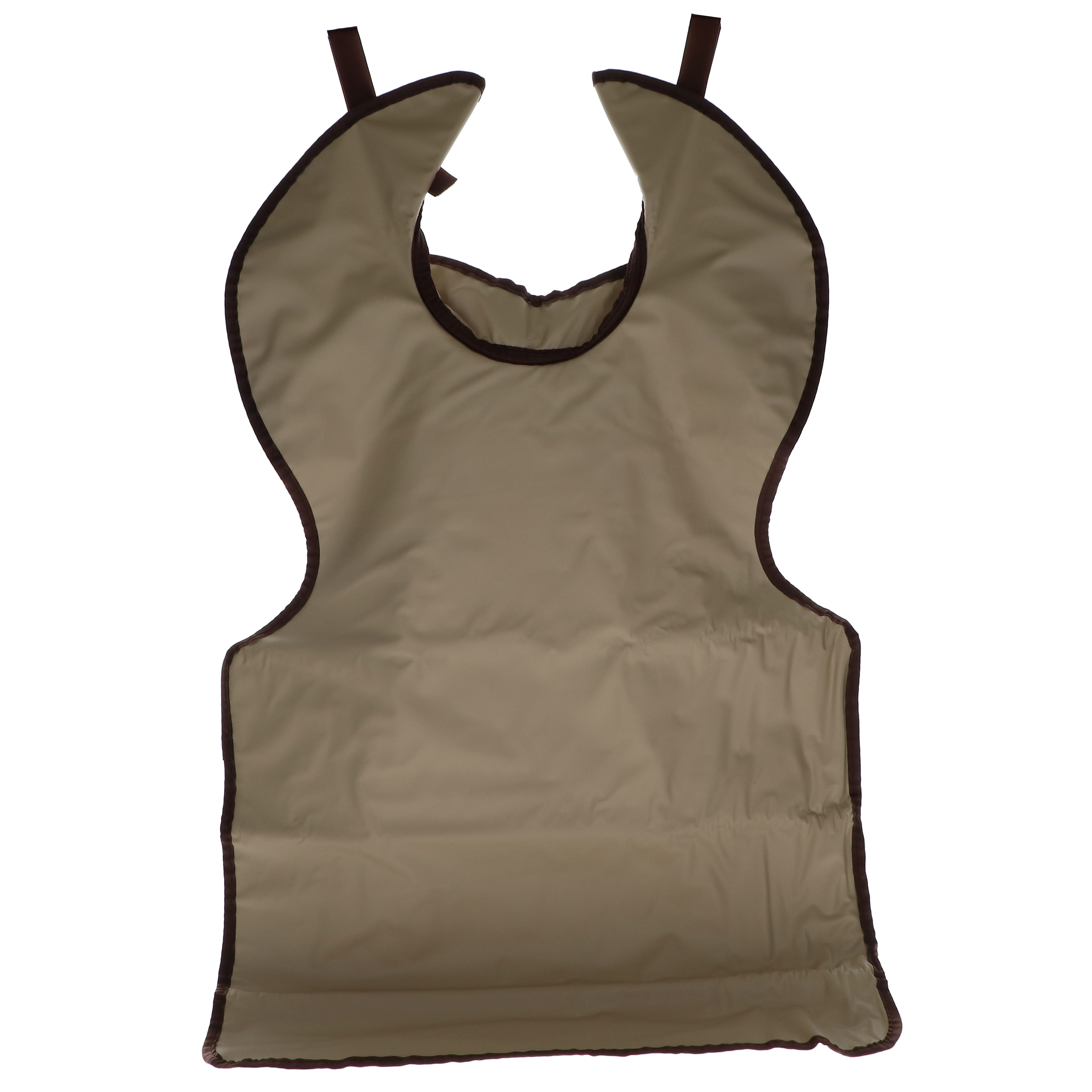 House Brand Dentistry 109404 Lead Dental X-Ray Apron Adult With Collar Beige