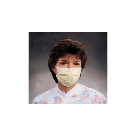 Halyard Health 47085 Tecnol Earloop Procedure Face Masks Latex Free 50/Bx Green