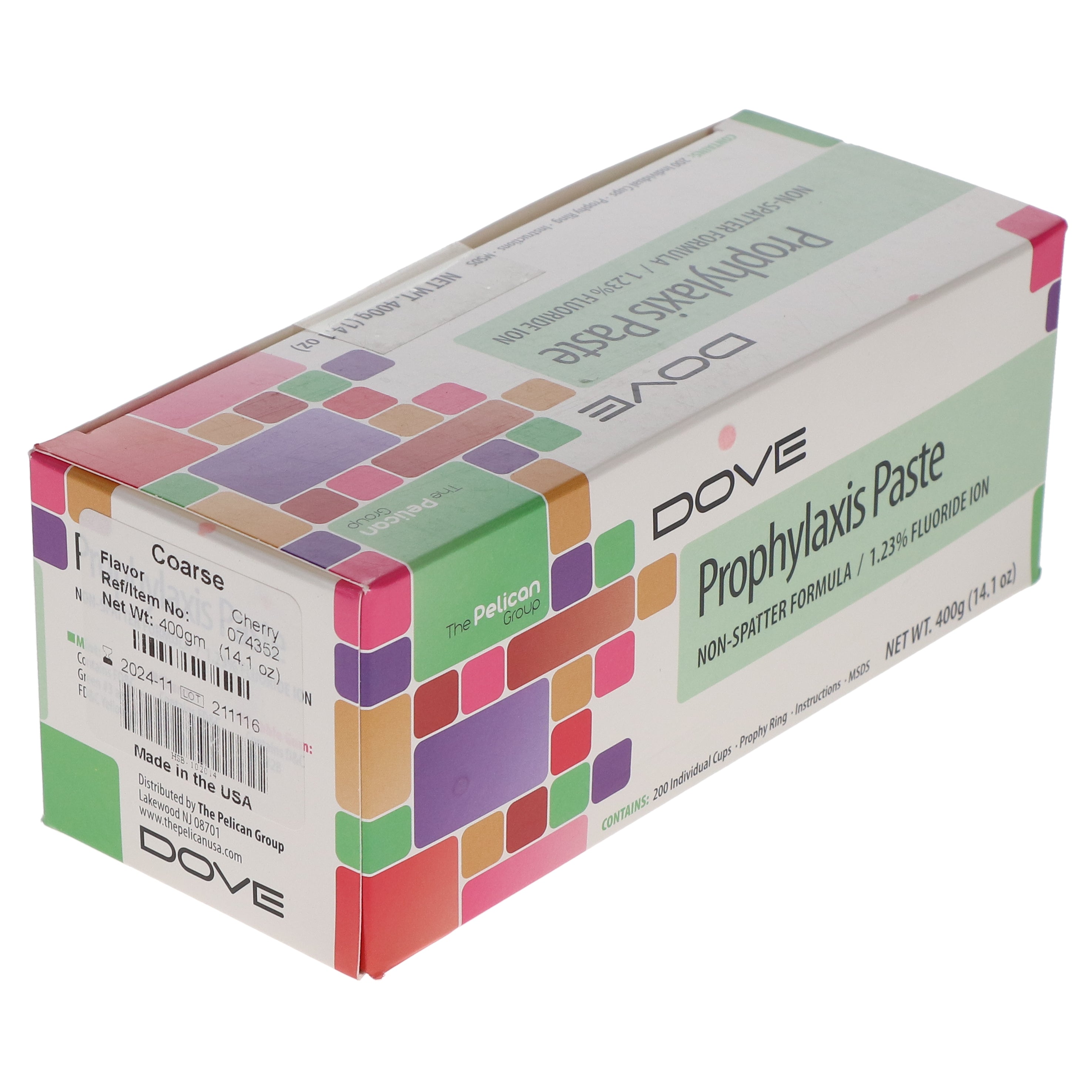 House Brand Dentistry 102014 Prophy Paste Cups Cherry Coarse Grit 200/Bx