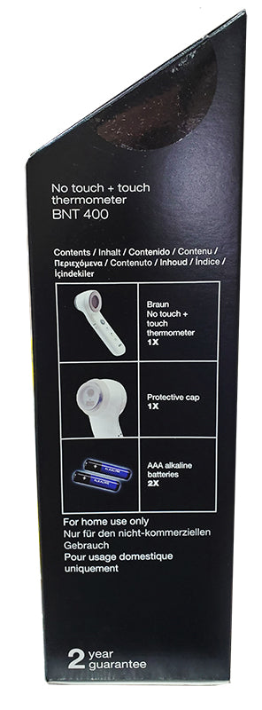 Braun BNT400 3-In-1 Age Precision Quick No Touch & Forehead Thermometer