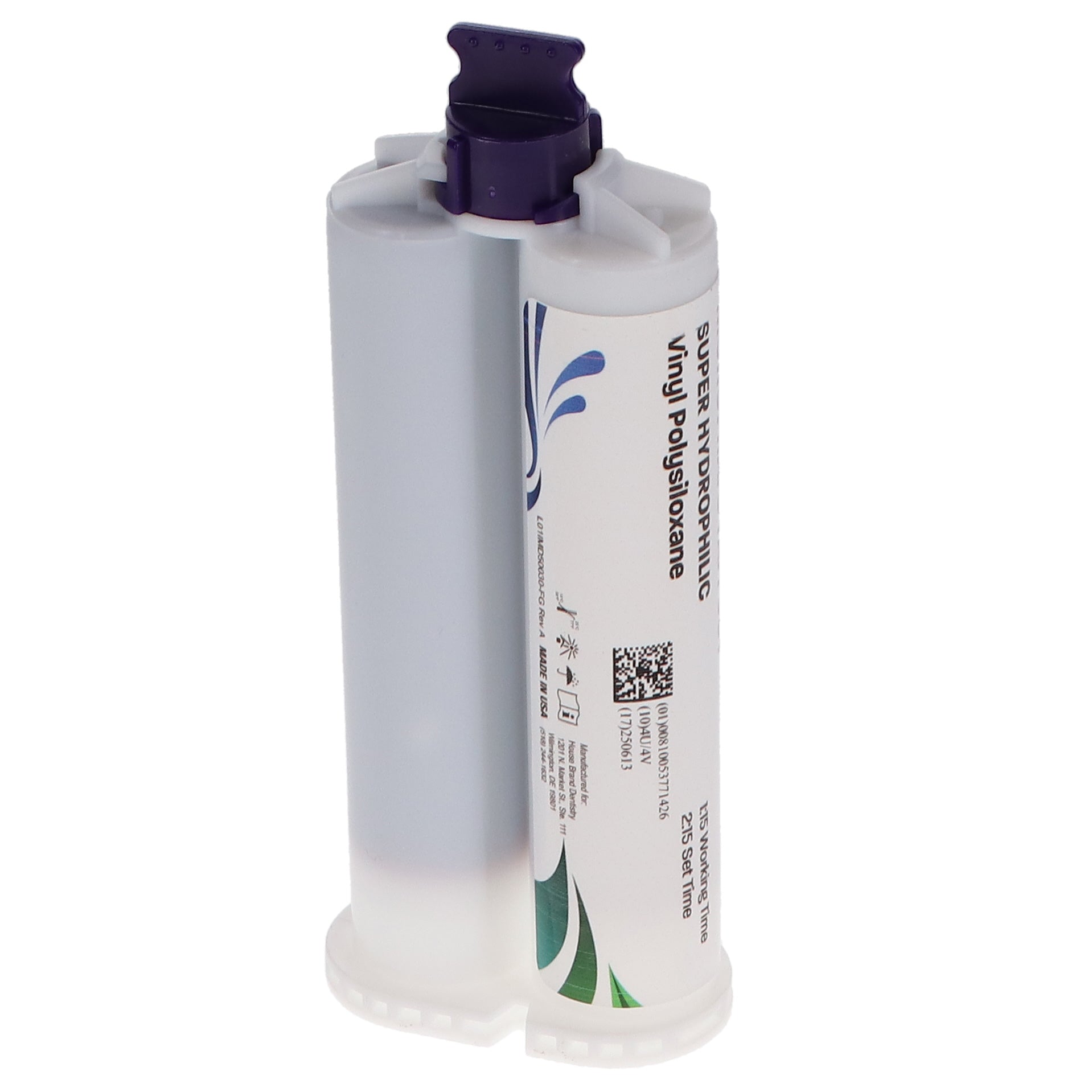 House Brand Dentistry 210156 VPS Impression Material Monophase Fast Set 2/Pk