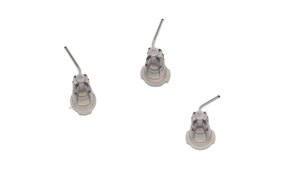 House Brand Dentistry 100628 Pre-Bent Applicator Tips 22 Gauge Grey 100/Pk