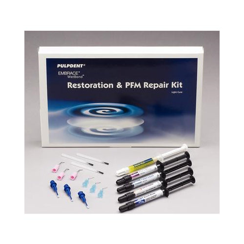Pulpdent EMPFM EMBRACE WetBond Porcelain Restoration & PFM Repair Kit – MVP  Dental Supply
