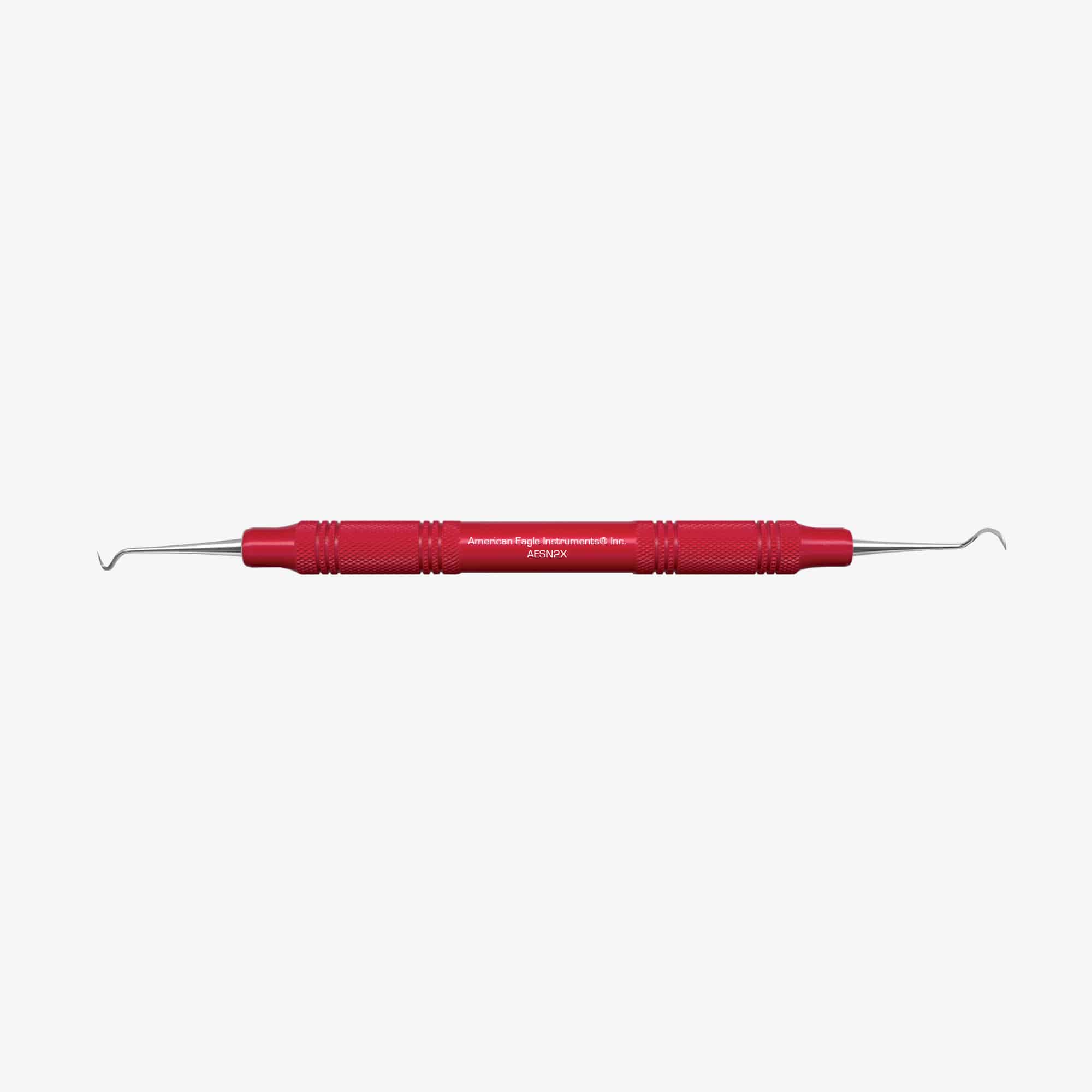 American Eagle Instrument AESN2X Double End #N2 Nevi Dental Scaler Posterior Eaglelite Handle