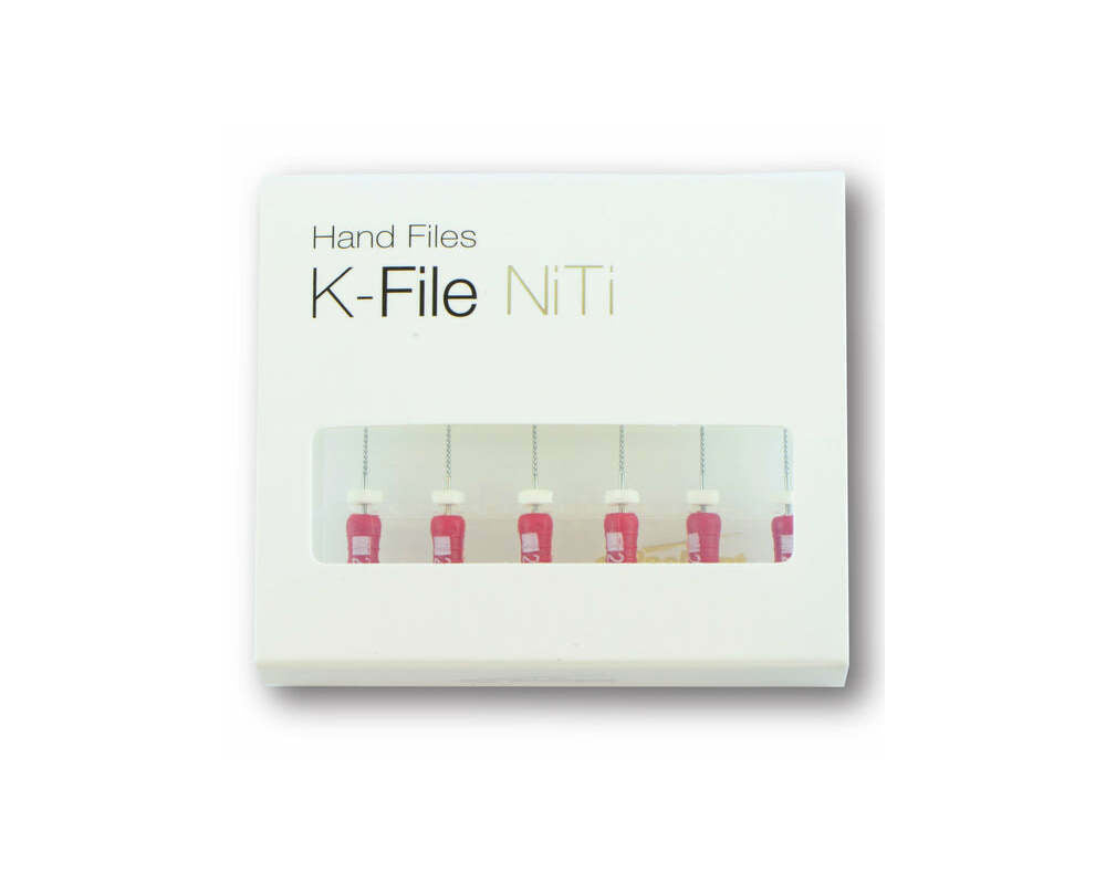 Pac-Dent SKH-08-21 Endodontic K-Files #8 21mm 6/Pk