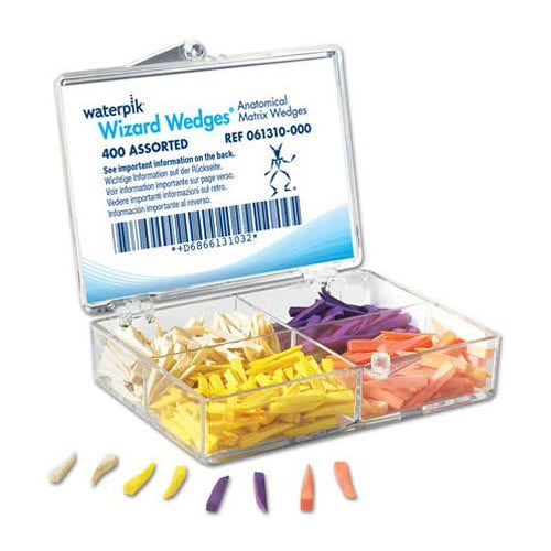 Dockum Research Lab WW-AM-A-400-AST Wizard Wedges Anatomical Matrix Assorted 400/Pk