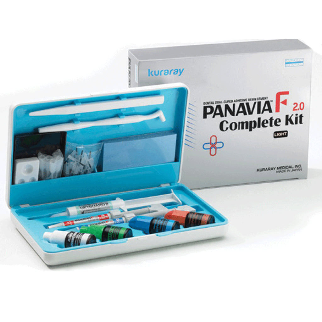 Kuraray 481KA Panavia F 2.0 Dual Cure Resin Dental Cement White Intro Kit