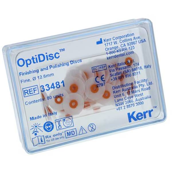Axis Dental 33481 OptiDisc 12.6mm Fine Translucent 80/Pk