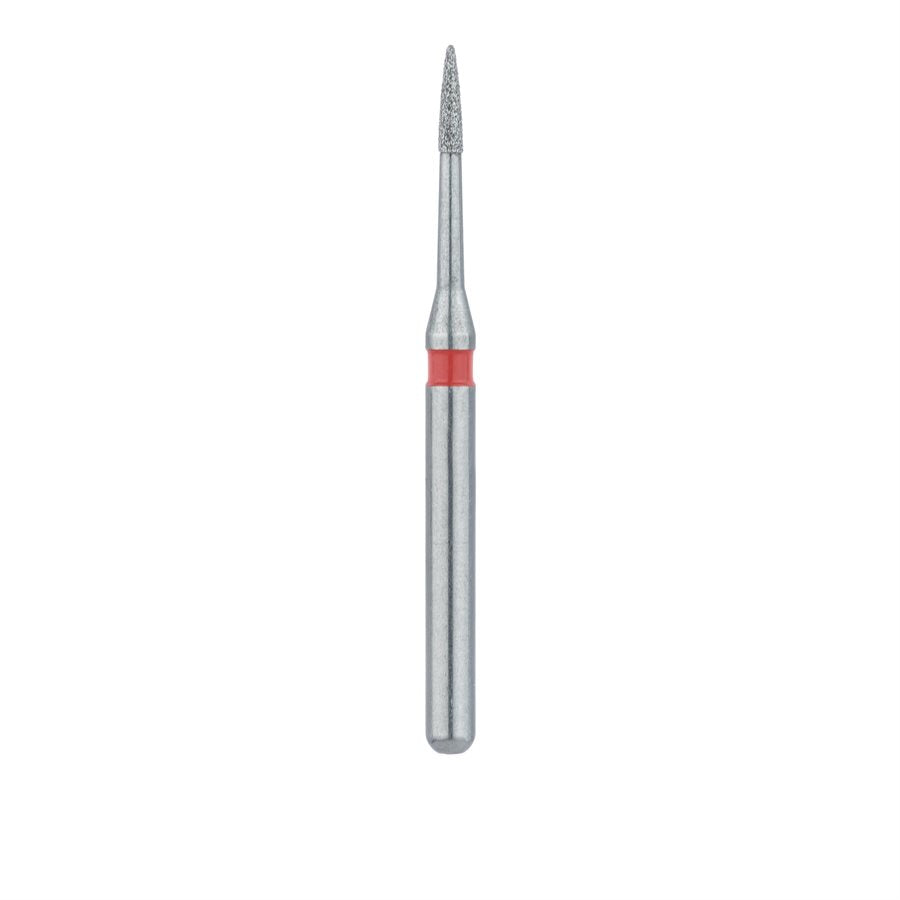 Meisinger 889LF-009-FG Short Flame FG Interproximal Reduction Fine Grit Diamond Burs 5/Pk