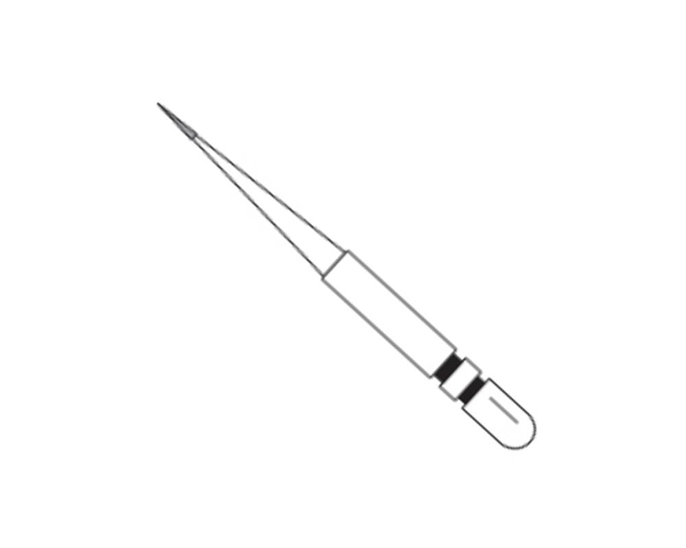 Premier Dental 2015854 Two Striper MFS FG 201/MF2 Finishing Diamond Burs 5/Pk