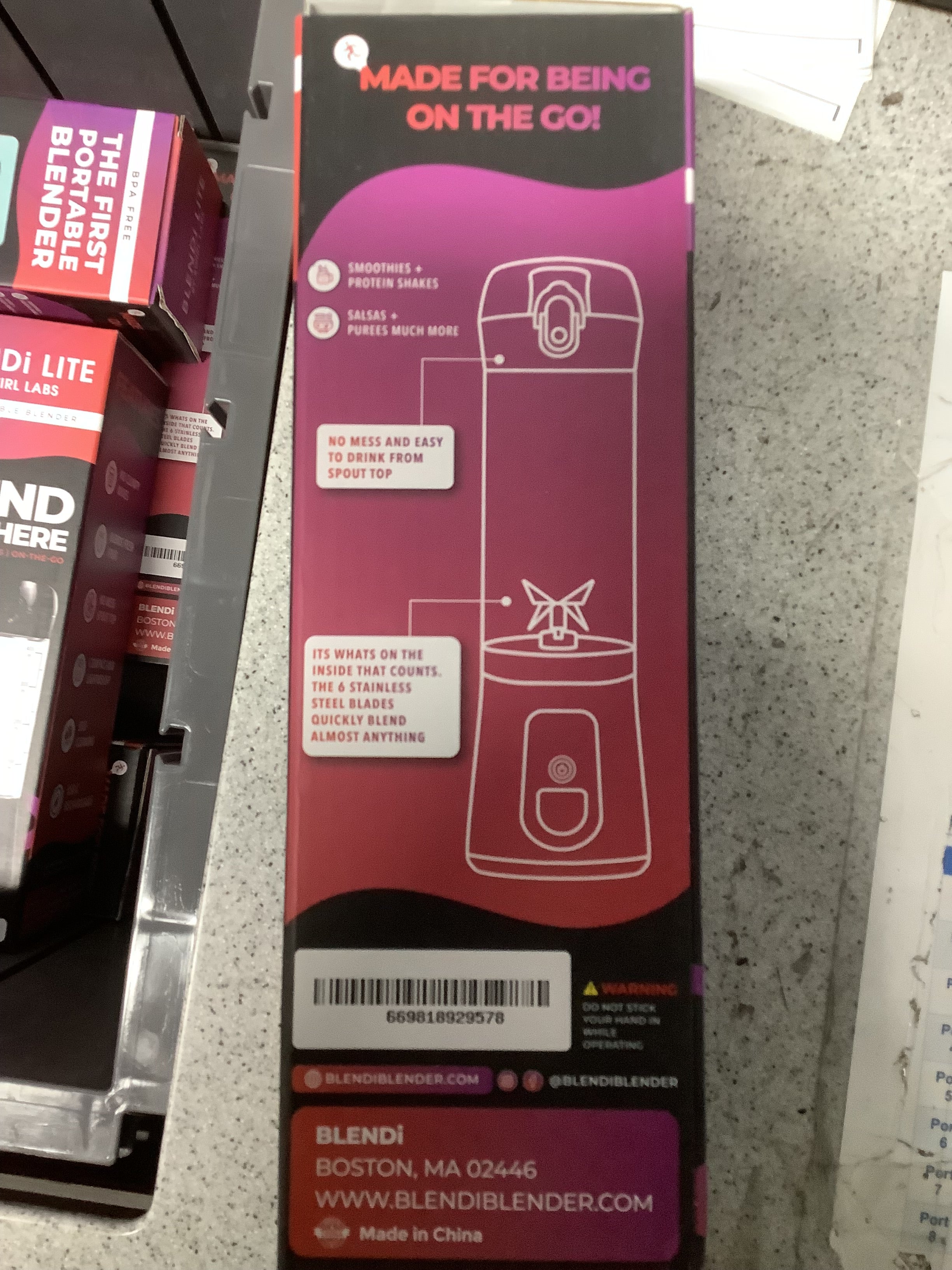 BLENDi LITE Portable USB-C Blender By Swirl Labs