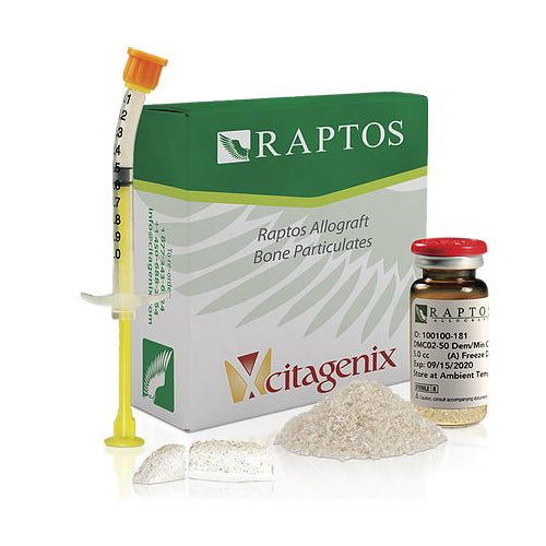 Citagenix CCB02-02 Raptos .25cc Blended Bone Allograft .25-1mm Vial