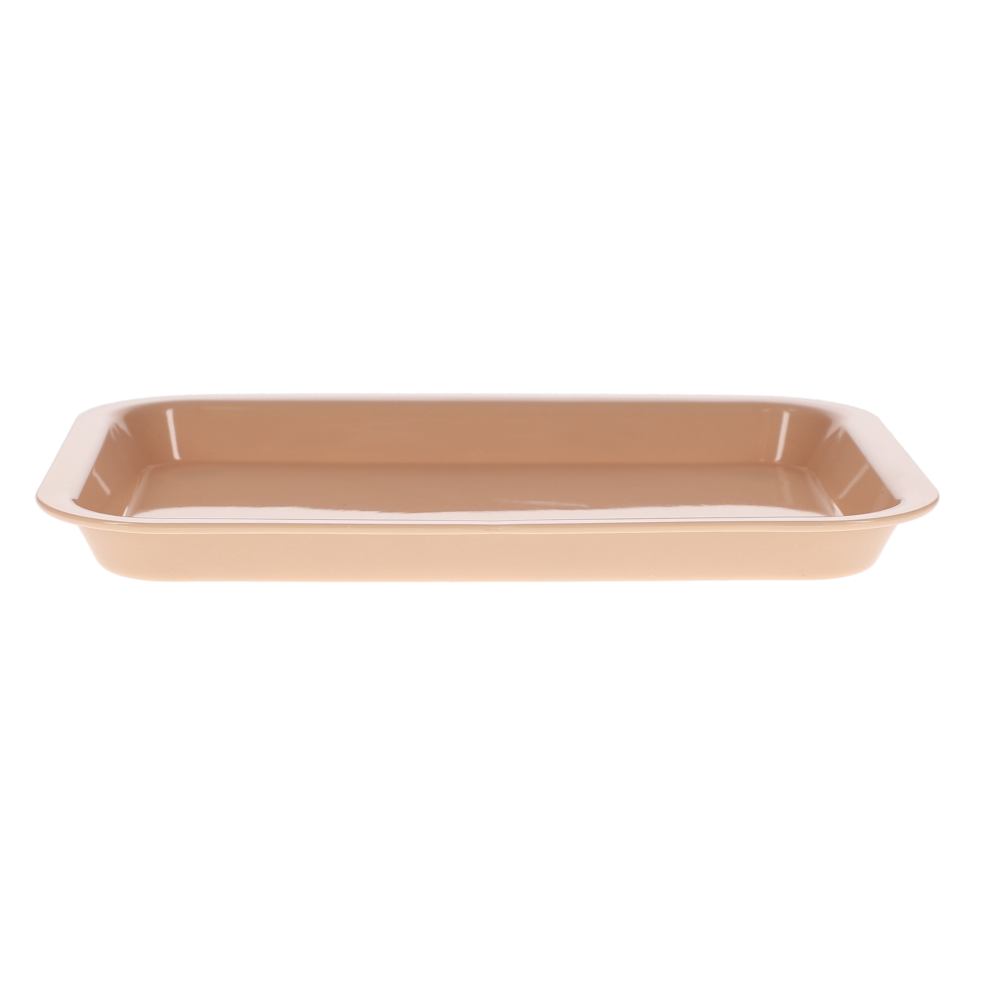 House Brand Dentistry 108159 HSB Flat Tray #F Mini Pastel Sand Plastic 9-5/8