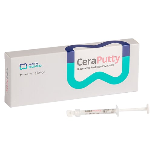 Meta Biomed 316002 Ceraputty Premixed Bioceramic Putty For Root Canal Repair Syringes 2/Pk 0.5gm