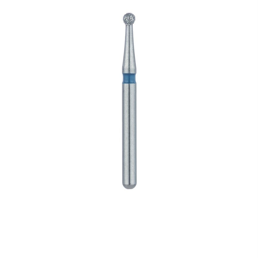 Meisinger 801-014-FG FG Round Medium Grit Diamond Burs 5/Pk