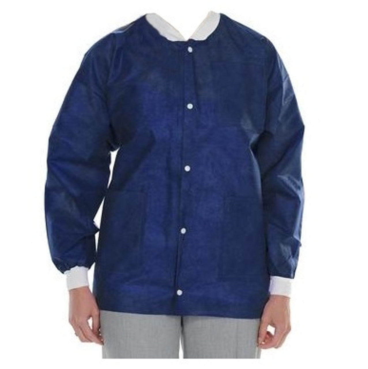 ValuMax 3630TBM ExtraSafe Lab Jackets True Blue Medium 10/Pk