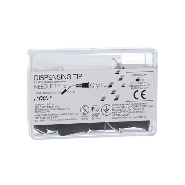 GC 001926 FLO / LoFLO Dnetal Dispensing Tips Metal 20/Pk