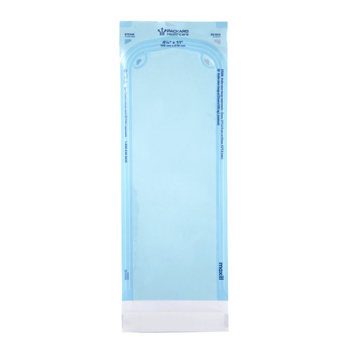 Maxill 60187 Packard Healthcare Sterilization Pouches 4.25