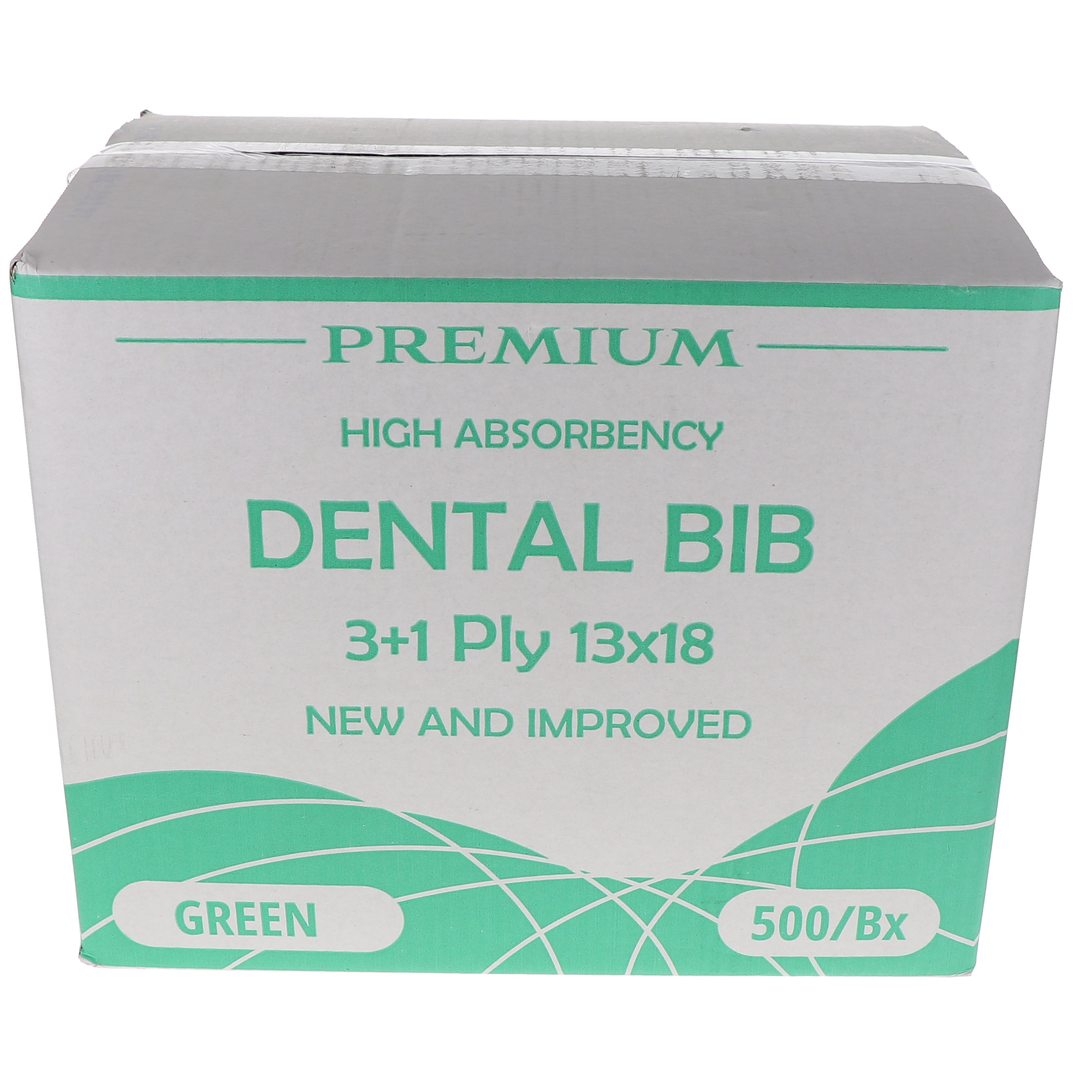 House Brand Dentistry 109235 HSB Dental Patient Bibs 3+1 Ply 13