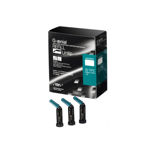 GC 004649 G-aenial Sculpt Universal Composite Unitips A1 20/Pk 009169 EXP Dec 2025