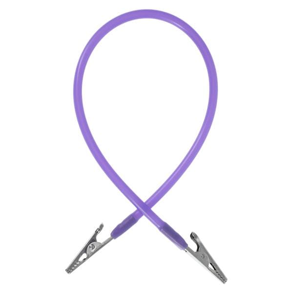 Hager 605302 Super Dental Patient Bib Clips Purple 3/Pk