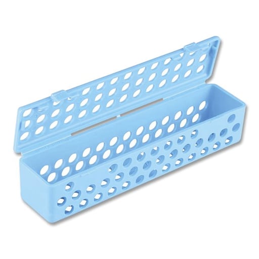 Plasdent 203SCS-2PS Instrument Steri Container Snap Lid Baby Blue