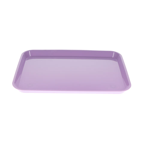 House Brand Dentistry 108144 HSB Set-Up Tray Flat #B Ritter Pastel Lilac Plastic 13 3/8" X 9-5/8" X 7/8"