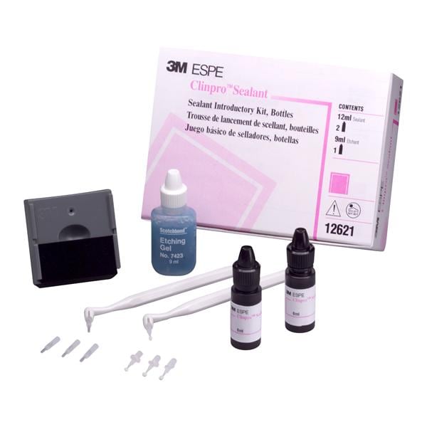 3M Solventum 12621 Clinpro Dental Sealant Intro Kit Bottle Low Viscosity