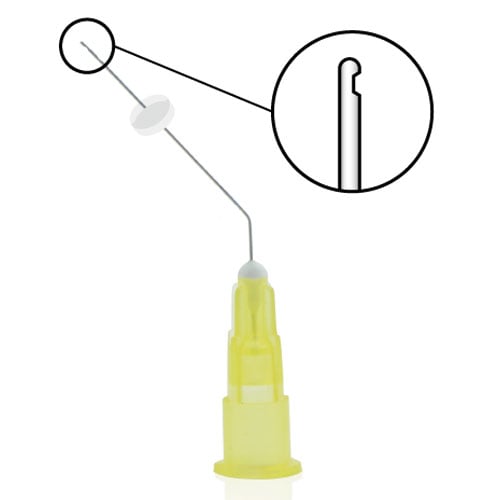 Pac-Dent 217-50 OptiProbe Endo Irrigation Needles with Syringe Side-Vent 27 Ga 21 mm Yellow 50/Pk