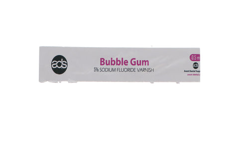 House Brand Dentistry 102060 Dental Fluoride Varnish Bubble Gum 0.40 mL 50/Pk