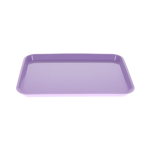 House Brand Dentistry 108135 HSB Set-up Tray Flat #B Ritter Mauve Plastic 13-3/8" X 9-5/8" X 7/8"