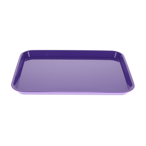 House Brand Dentistry 108143 HSB Set-Up Tray Flat #B Ritter Purple Plastic 13-3/8" X 9-5/8" X 7/8"