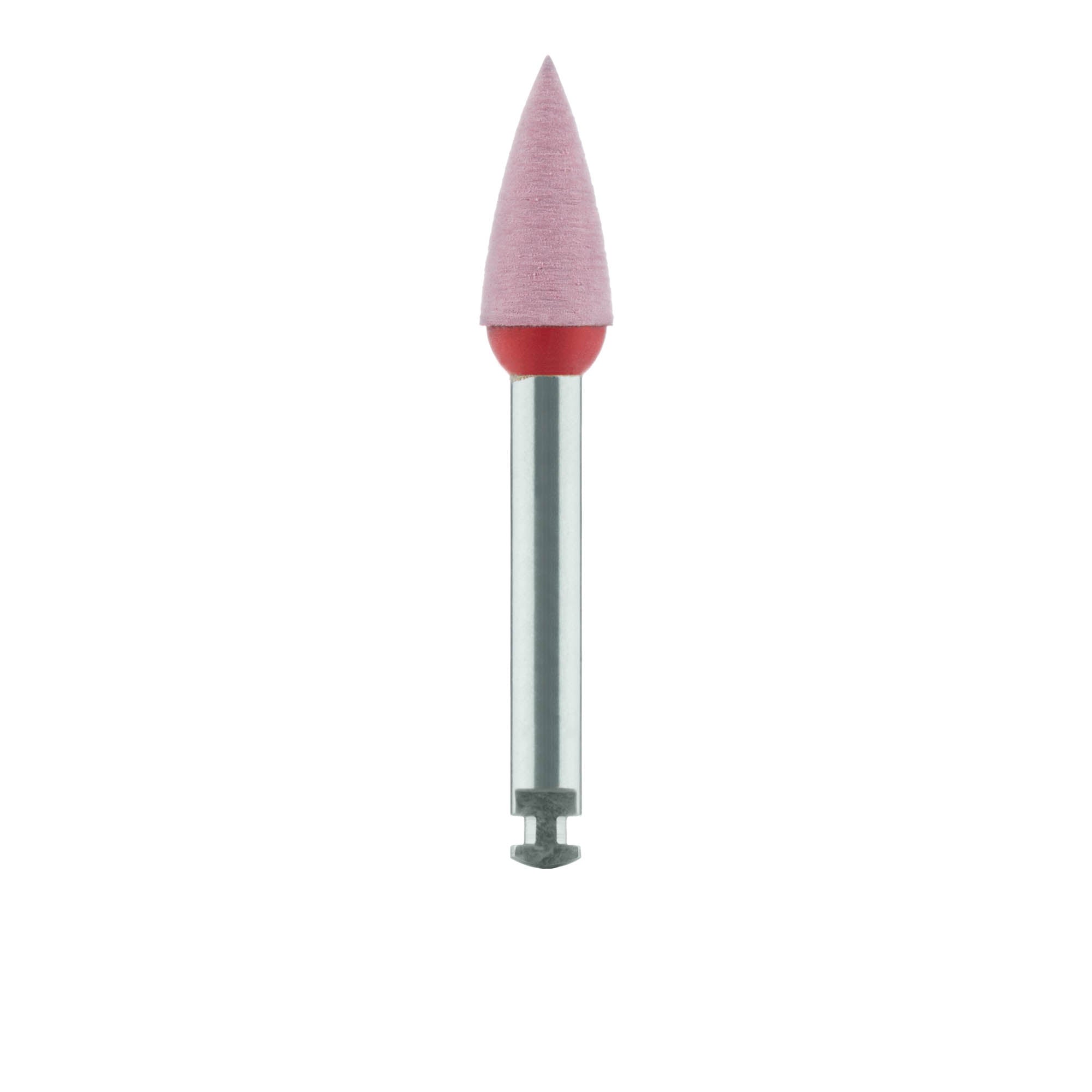 Meisinger 9743F-040-RA-R/O Diamond Polishers Flame RA Fine Red/Orange 2/Pk
