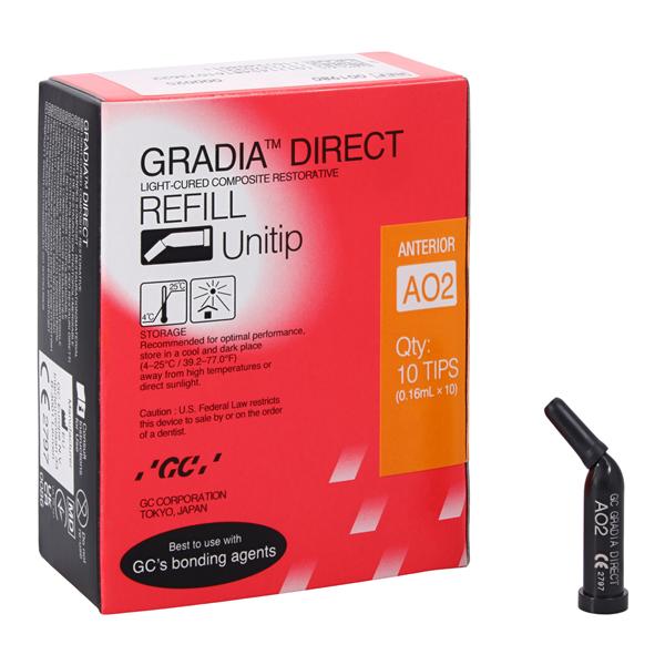 GC 001980 Gradia Direct Composite Unitips AO2 10/Pk