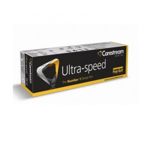 Kodak 1228931 Carestream Ultra-Speed Intraoral Dental X-Ray Film DF-53 D Speed #0 Poly-Soft Double 100/Bx EXP Sep 2024