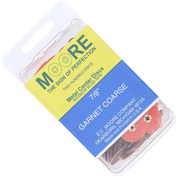 EC Moore BC-78-GCBB Paper Discs Brass Center 7/8