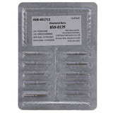 House Brand Dentistry 401712 FG 859-017F Needle Fine Grit Diamond Burs 10/Pk