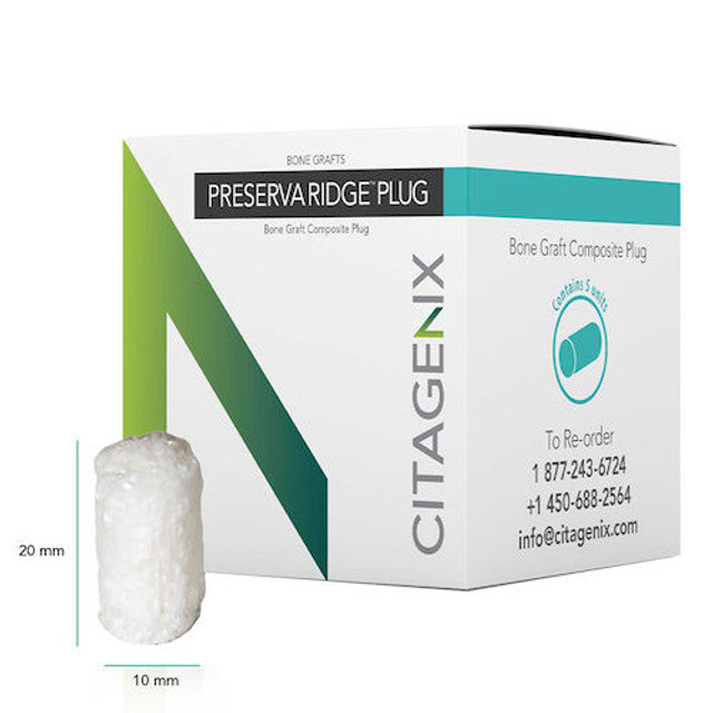 Citagenix PRPREG PreservaRidge Plugs 10mm X 20mm 5/Pk