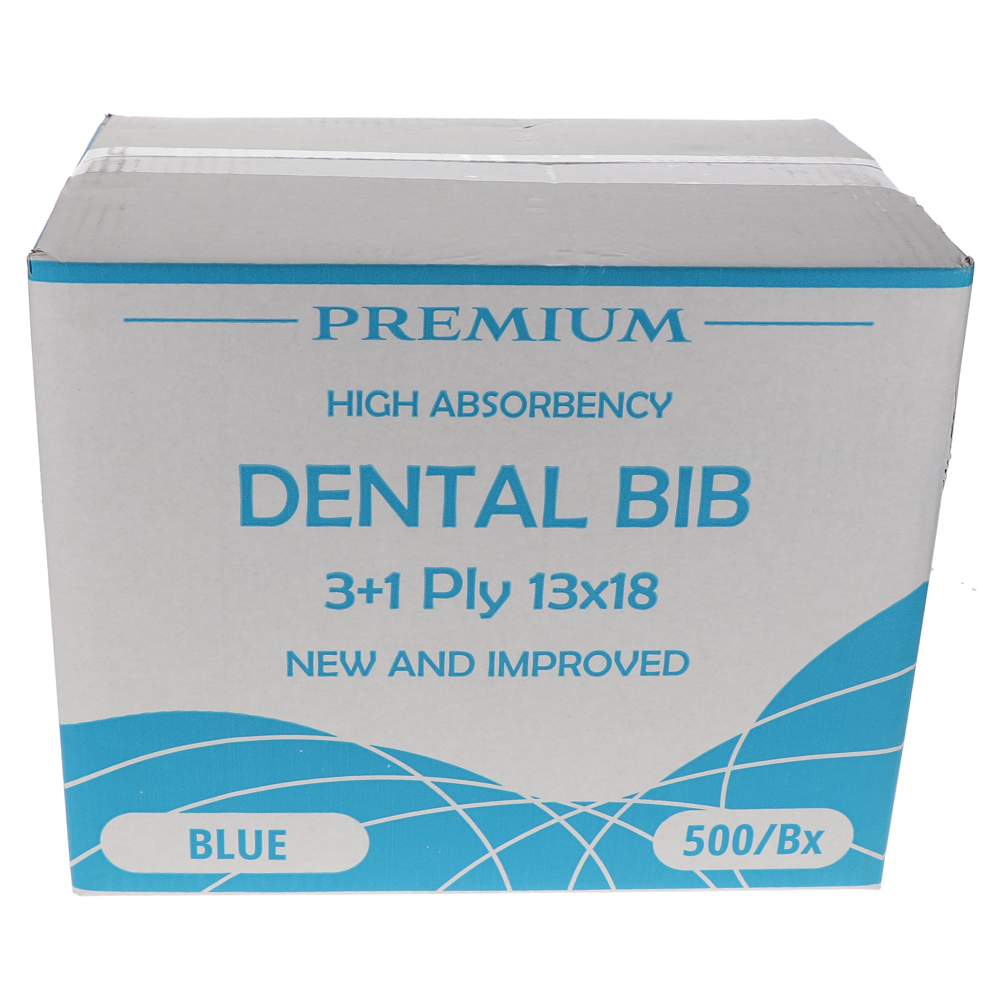 House Brand Dentistry 109230 HSB Dental Patient Bibs 3+1 Ply 13