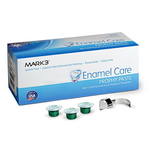 Mark3 1574 Enamel Care Prophy Paste Medium Grit Mint With TCP 200/Bx