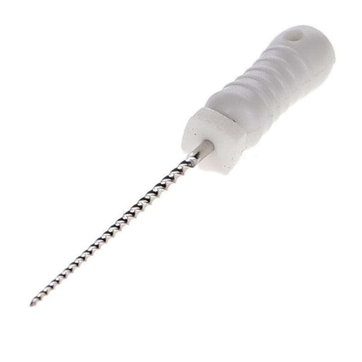 House Brand Dentistry 400209 HSB K-Files Flex-Type 21mm #45 White Stainless Steel 6/Pk