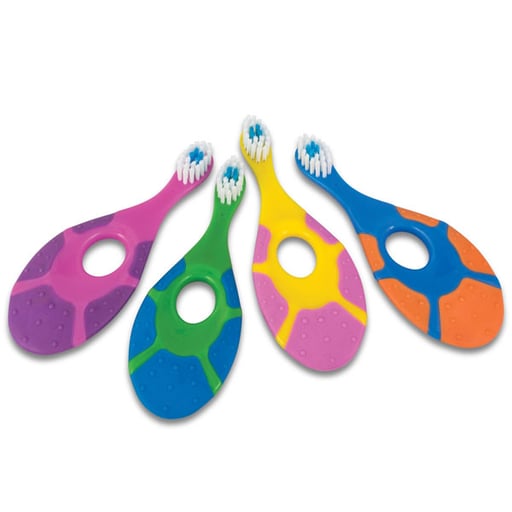 Practicon 7109845 Smilegoods Y222 Splash Child Toothbrushes Extra Soft Bristles 36/Bx