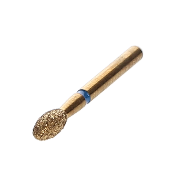House Brand Dentistry 401943 HSB FG 379-023M Precision Zirconia Football Medium Grit Diamond Burs 5/Pk