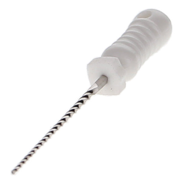 House Brand Dentistry 400110 HSB Endodontic K-Files 21mm #45 White Stainless Steel 6/Pk