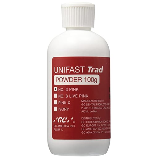 GC 339102 Unifast Trad Dental Powder #3 Pink 100gm