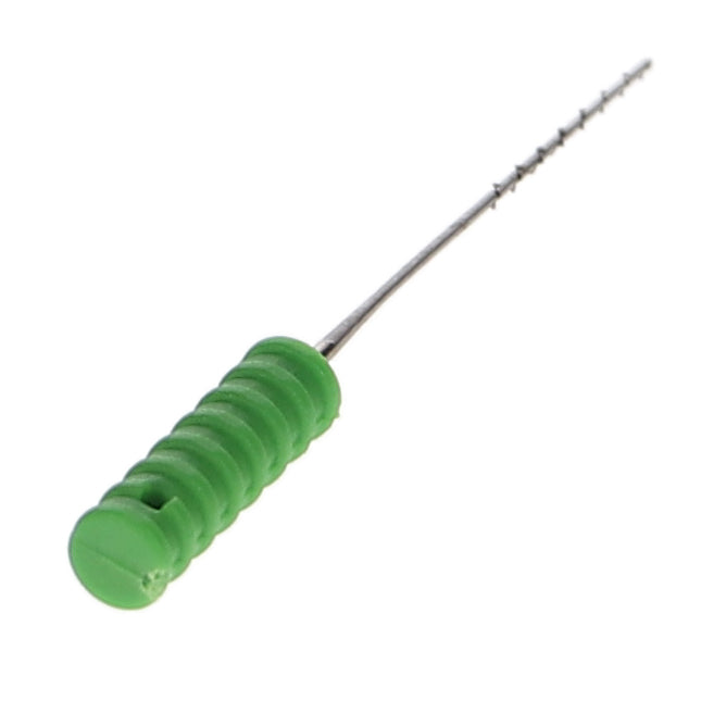 House Brand Dentistry 400625 HSB Barbed Broaches #5 Medium 21mm Sterile Green 10/Pk